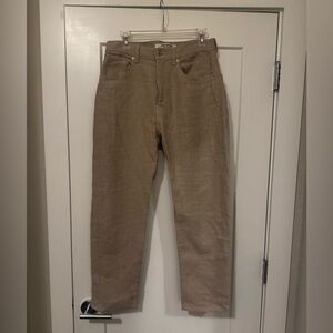Comme de Garçons x Junya Watanabe Beige Textured Trousers